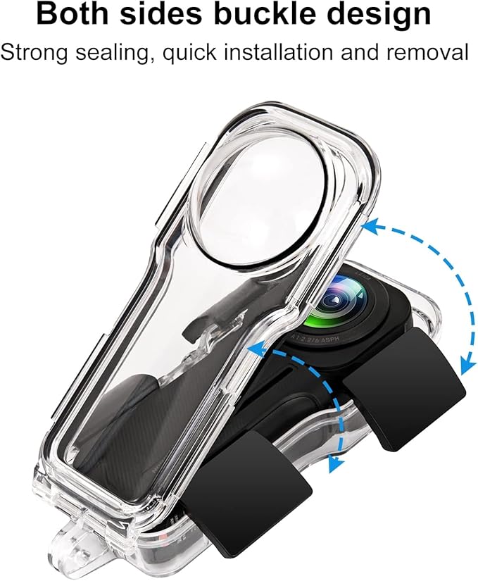 PULUZ 40m/131ft Dive Case for Insta360 One RS 1-Inch 360 Edition - Image 3