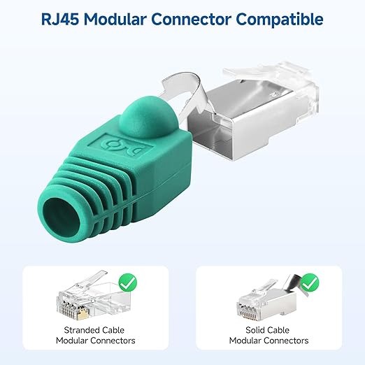 Cable Matters 100-Pack Cat6 / Cat5e RJ45 Strain Relief Boots, RJ45 Boot - Image 4