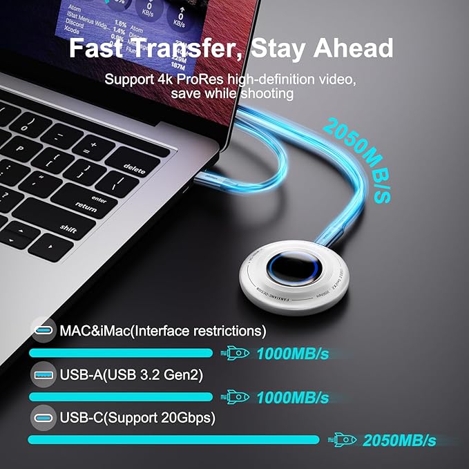 FP108 1TB Magnetic Portable SSD, External Solid State Drives - Image 4