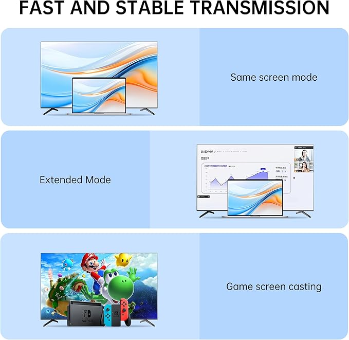 HDMI to VGA Adapter with 3.5mm Audio & USB Power – 1080P Converter - Image 5
