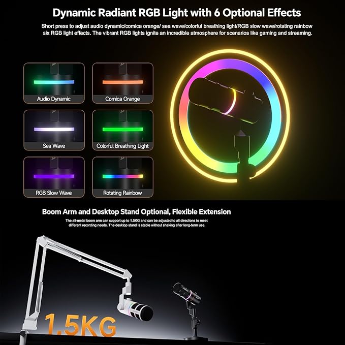 COMICA EJoy D10 A USB/XLR Dynamic Microphone - Image 6