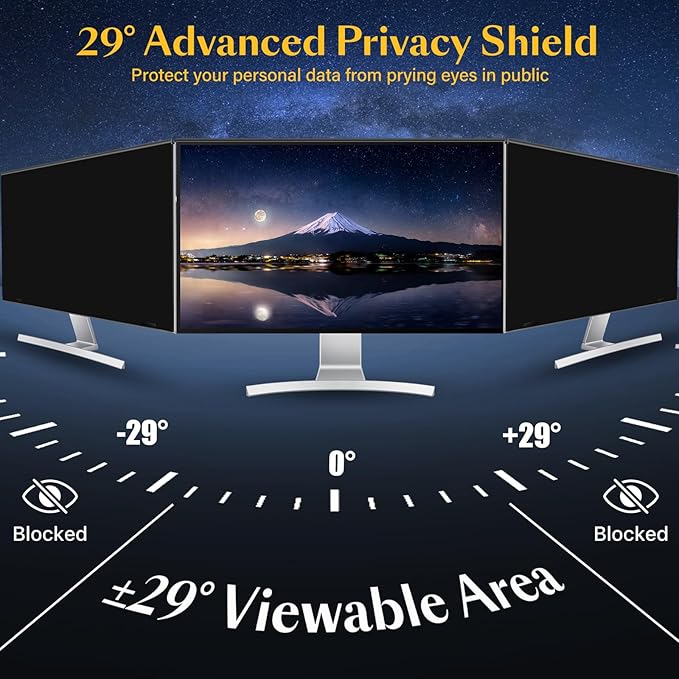 Magnetic Computer Privacy Screen Filter 24 Inch - Image 3