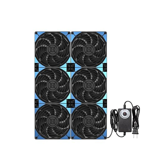 120mmx6 720mm Adjustable Computer PC Vent Fans 3V-12V Speed Controller by PANO-MOUNTS