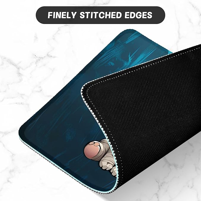 ITNRSIIET Mouse Pad with Stitched Edge Premium Textured Smooth Precise - Image 4