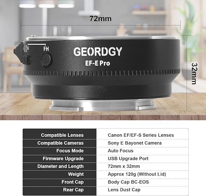 GEORDGY Lens Mount Adapter, EF-SE Pro - Image 7