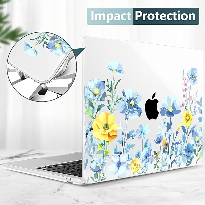 TWOLSKOO Compatible with M4 MacBook Air 15 inch Case 2025-2023 Released Model - Image 7