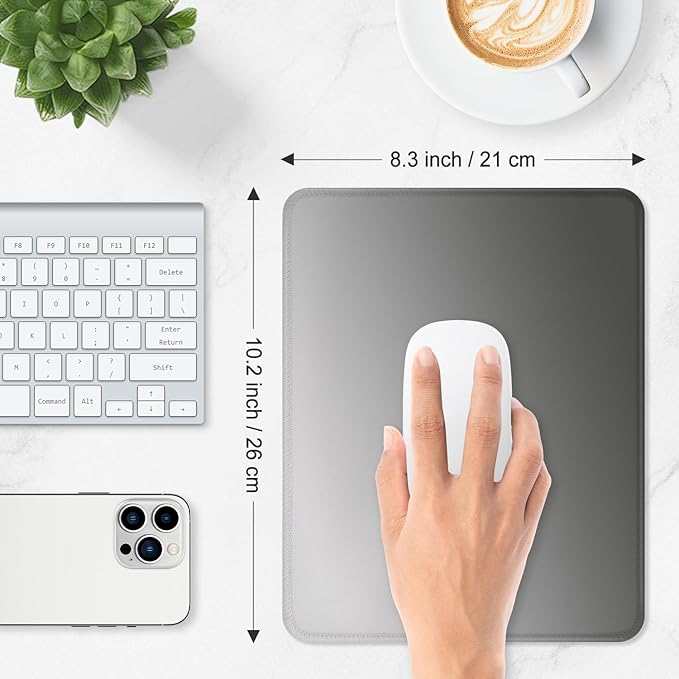 ITNRSIIET Mouse Pad Non-Slip Rubber Base Smooth Surface Stitched Edges - Image 3