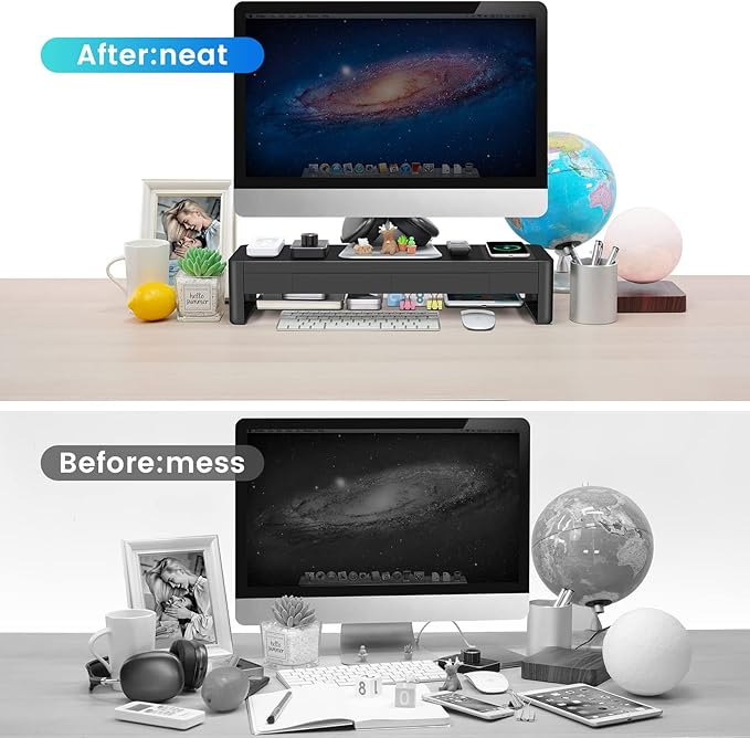 meatanty 3 In 1 Monitor Stand Riser - Image 4