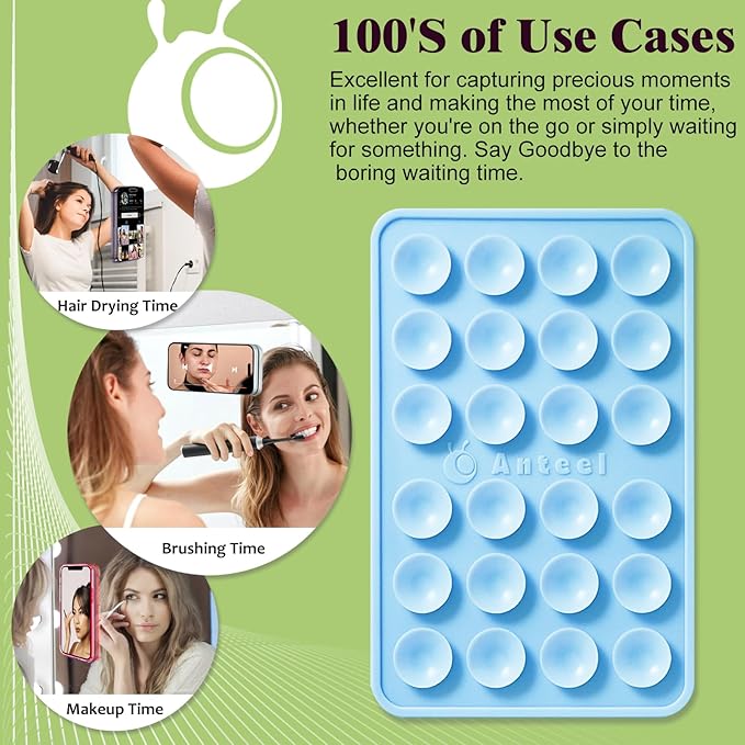 Anteel MAX Silicone Suction Phone Case Adhesive Mount, Upgraded Super Strong - Image 3
