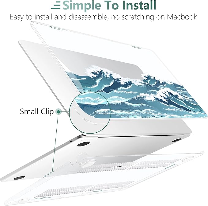 TWOLSKOO for M4 MacBook Air 13.6 inch Case 2025-2022 Release M4 A3240 M3 A3113 - Image 3
