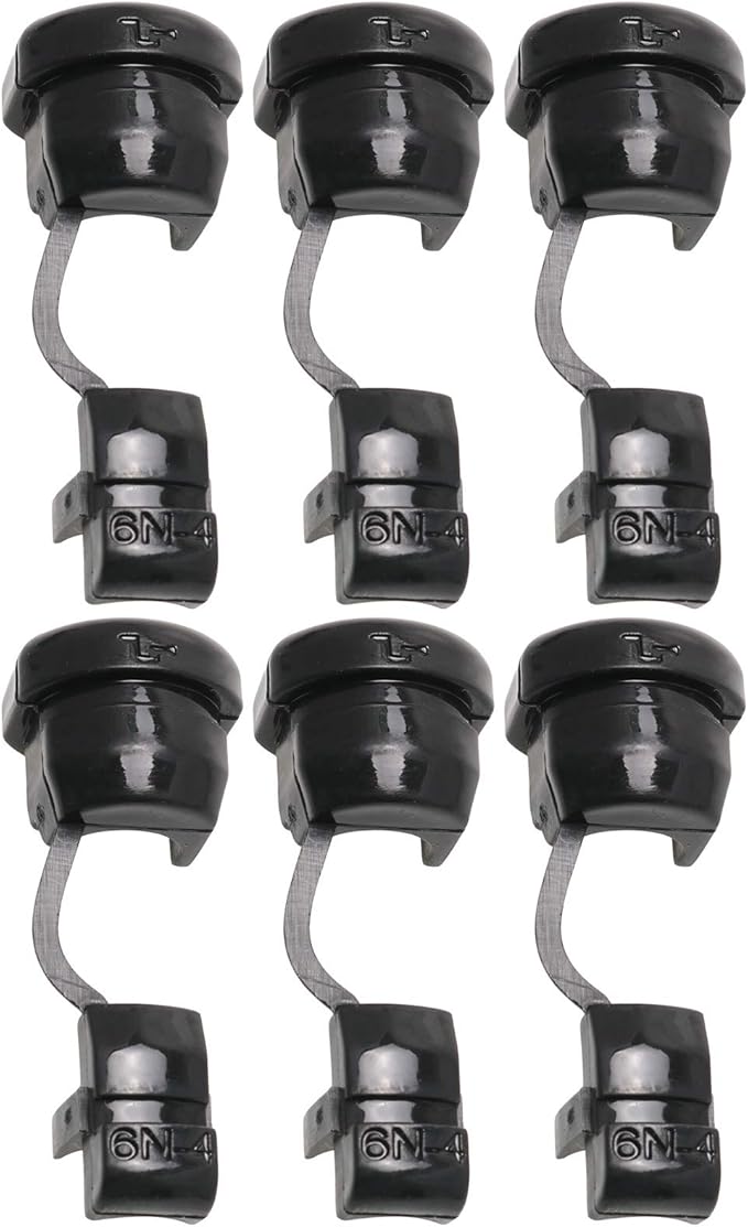 HJ Garden 10pcs Wire Cover Round Cable Wire Strain Relief Bush Grommet Round - Image 3