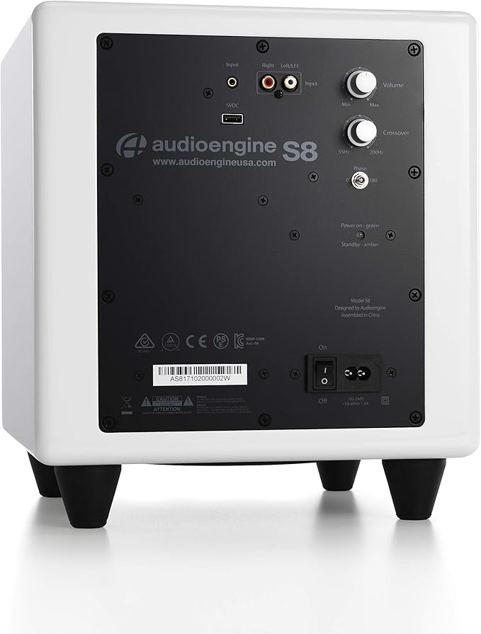 Audioengine S8 Powered Subwoofer Speaker - 250W 8-inch Home Woofer - Image 2