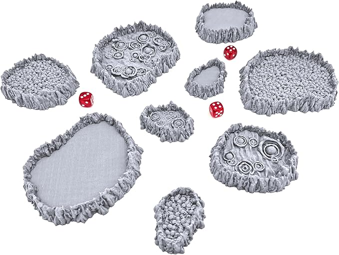 Burbling Pits Printable Scenery, 3D Printed Tabletop RPG Scenery and Wargame - Image 2