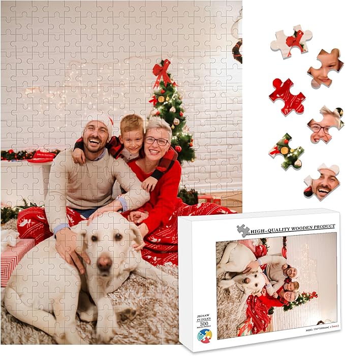 Custom Puzzle 120/200/300/500/1000/1500 Pieces, Personalized Puzzle from Your by Mougins
