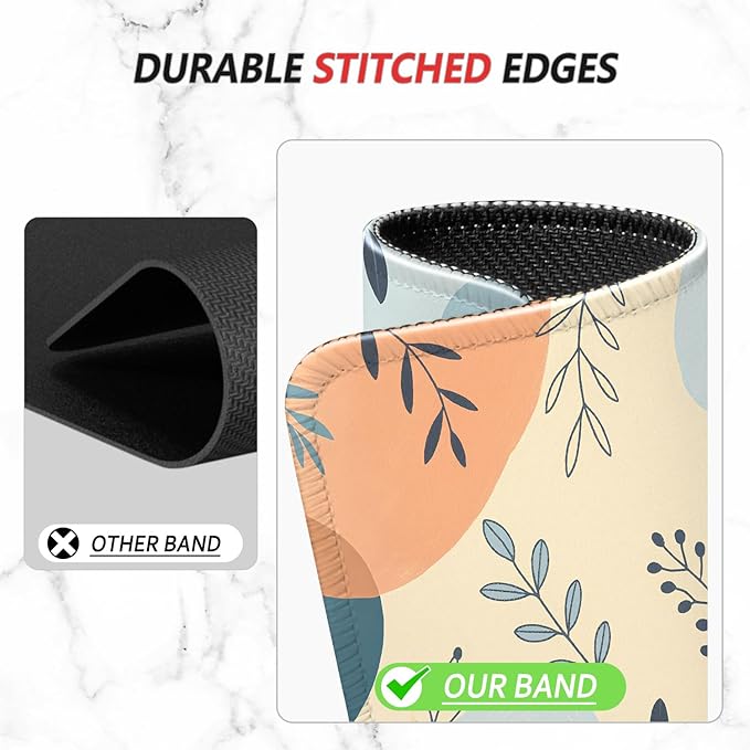 ITNRSIIET Mouse Pad Non-Slip Rubber Base Smooth Surface Stitched Edges - Image 5