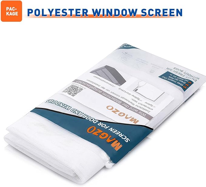 MAGZO Window Screen Replacement Mesh 48"W x 99"L - Image 8