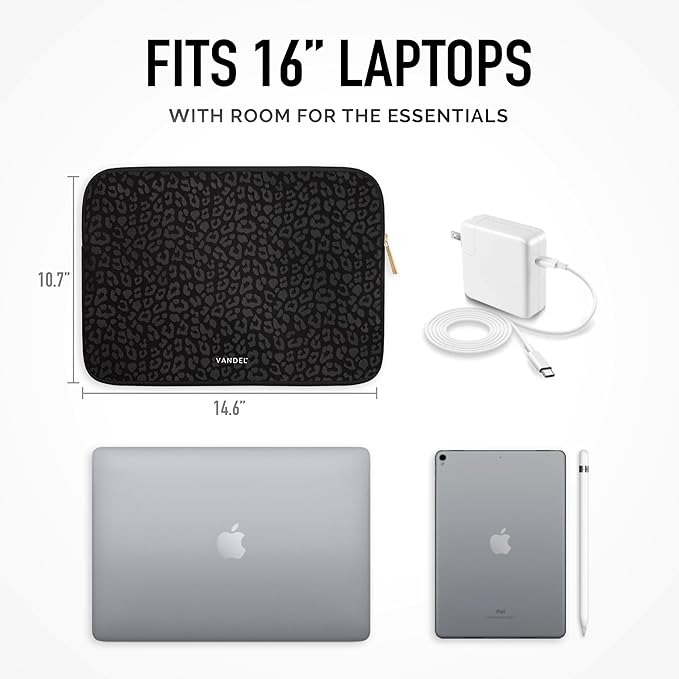 Vandel Slim MacBook Pro 16 Inch Laptop Sleeve, 15.6-16 inch Laptop Case - Image 4