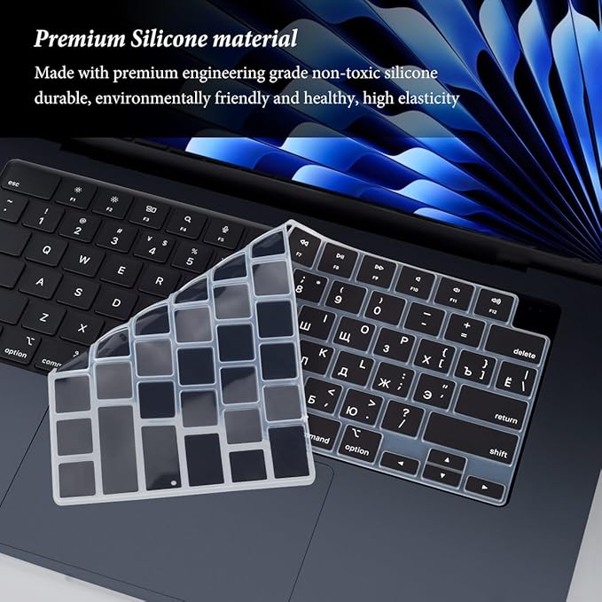 Russian Language Keyboard Cover Skin Compatible - Image 5