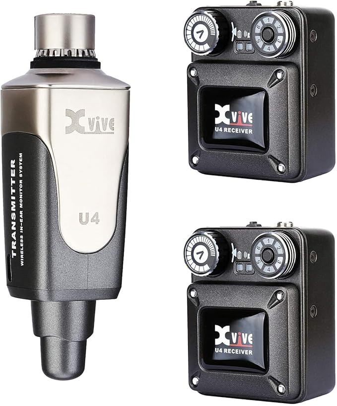 Xvive U4 Wireless in-Ear Monitor System Transmitter and Beltpack Receiver by Xvive