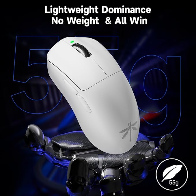 VGN F1 Pro Max Wireless Gaming Mouse - 55g Ultralight - 26000 Adjustable DPI - - Image 2
