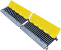 Rubber Cable Protector Ramp, Heavy Floor Cable Wire Cord Cover Speed Bumps by OranLite