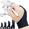 Drawing Glove, Artist Glove for Drawing Tablet iPad, Digital Art Palm Rejection by timebetter