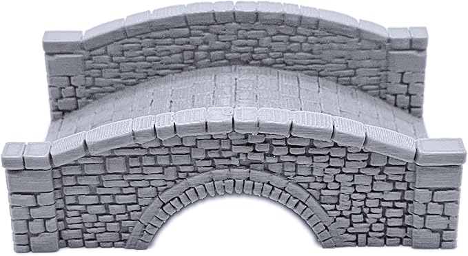 EnderToys Stone Footbridges by Printable Scenery, 3D Printed Tabletop RPG - Image 4