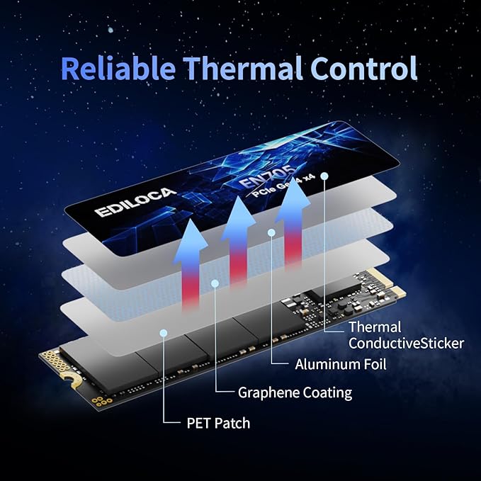 2TB SSD NVMe M.2 2280 PCIe Gen4 x4 Internal Solid State Drive - Image 6
