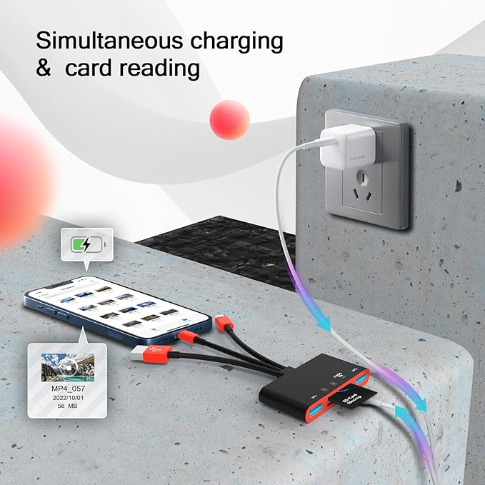 5-in-1 Memory Card Reader, USB OTG Adapter & SD Card Reader - Image 6