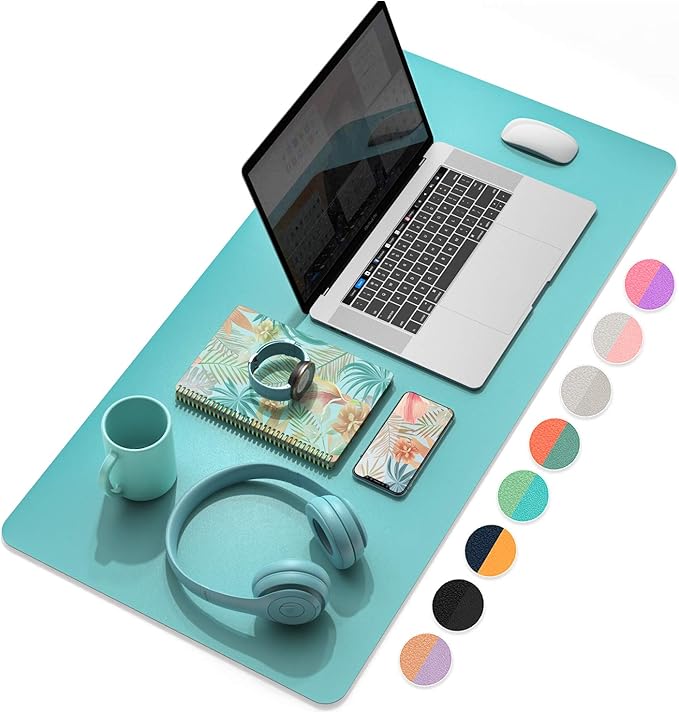 YSAGi Desk Pad, Desk Mat, 31.5" x 15.7" Laptop Leather Desk Pad Protector by YSAGi
