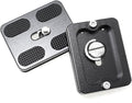 Maxmoral 2PCS 38x50mm Black Universal Metal Quick Release Plate by Maxmoral
