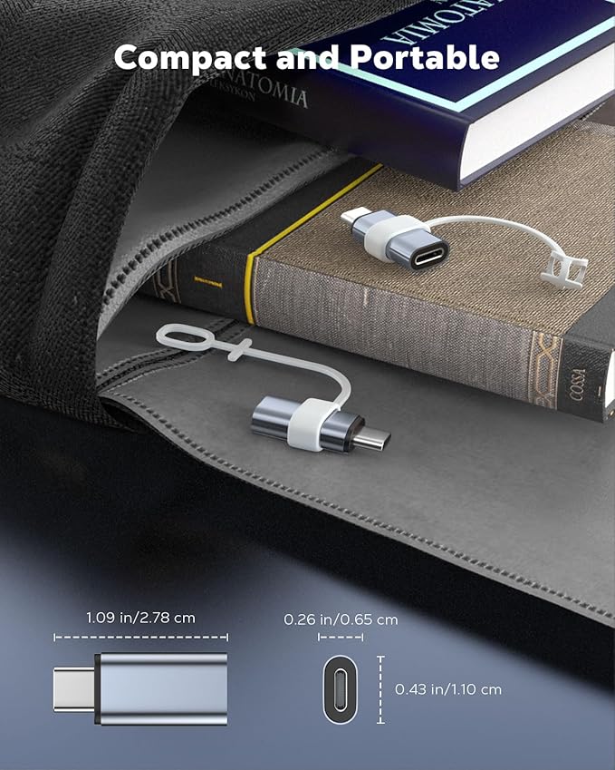 MoKo Lightning Female to USB C Male Adapter 2Pack, USB-C Lightning Adapter - Image 8