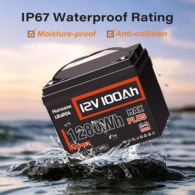 12V 100Ah LiFePO4 Battery MAX PLUS - Image 7