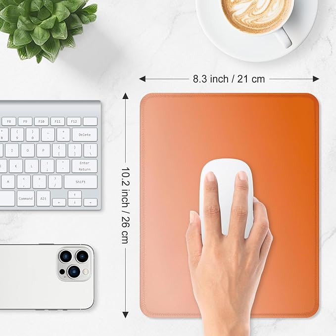 ITNRSIIET Mouse Pad Non-Slip Rubber Base Smooth Surface Stitched Edges - Image 3
