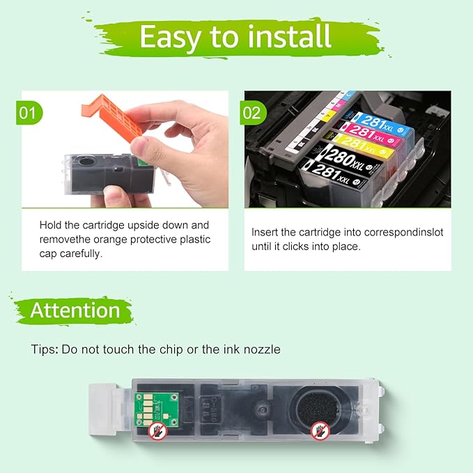 280XXL 281XXL Ink Cartridges Replacement - Image 7