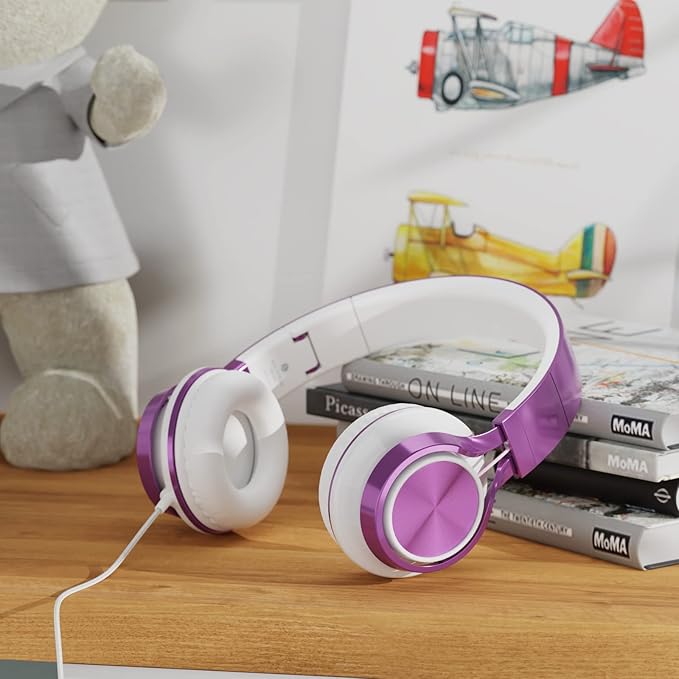 AILIHEN MS300 Purple Girl Headphones Wired - Image 7