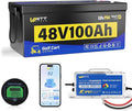 48V Lithium Battery Golf Cart Built-in BMS 200A Bluetooth, 48 Volt 100Ah by Wattcycle