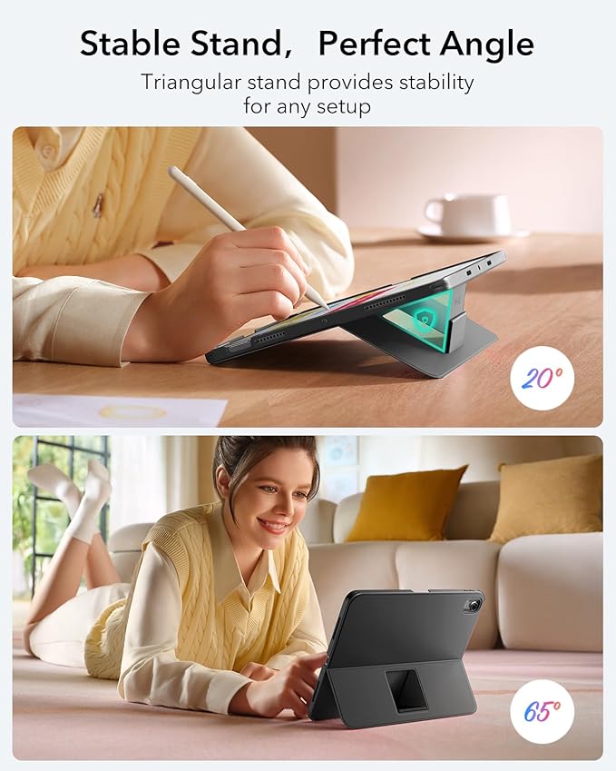 ESR for iPad 11th/10th Gen Flex Keyboard Case, Ultra-Light Magnetic Detachable - Image 5