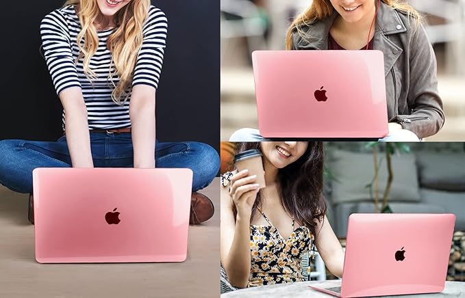 CISSOOK Compatible with MacBook Air 13.6 inch Case Pink 2022 2023 2024 2025 - Image 8