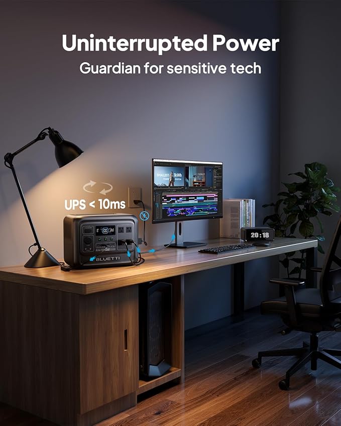 BLUETTI Elite 100 V2 Portable Power Station, 1024Wh LiFePO4 Battery Backup w/ 4 - Image 8