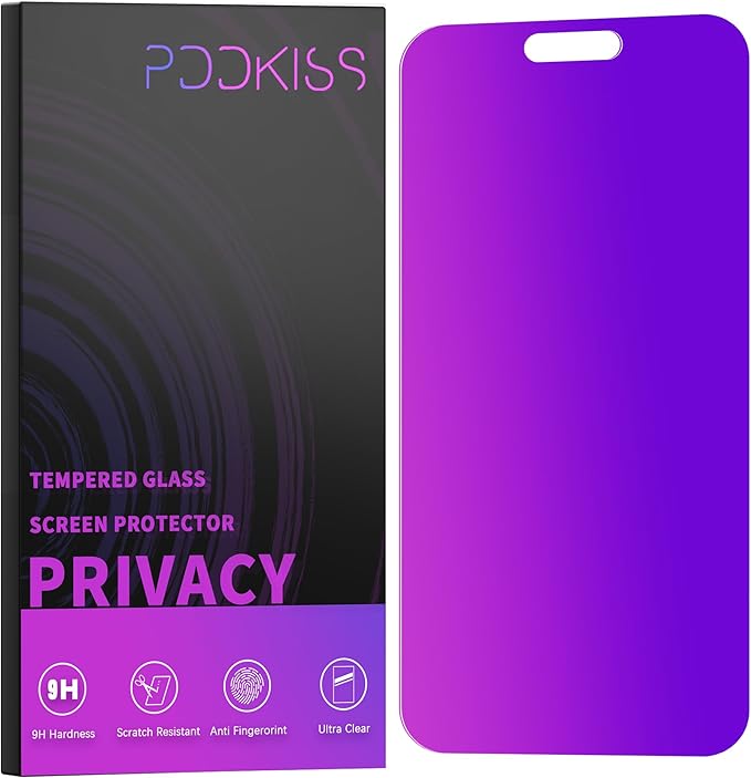 Compatible for iPhone 15 Pro Max Privacy Screen Protector Tempered Glass 6.7 by ScreenProtectorGlass
