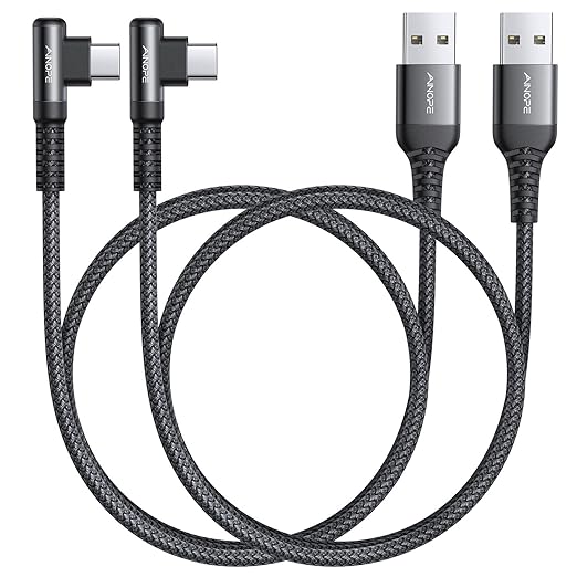 AINOPE [2 Pack 1.6FT Type C Cable, 3.1A Type C Charger Fast Charging, Right by AINOPE10yearsforphoneaccessories