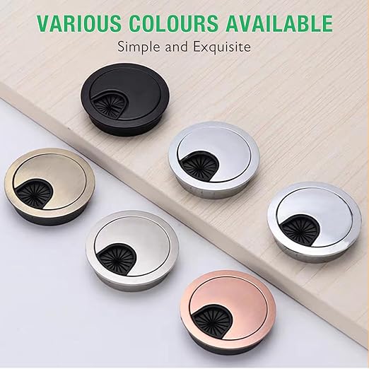 1 Pcs Desk Grommet 2-1/16" / 53 mm, Desk Cord Hole Cover, Cable Grommet Metal - Image 6
