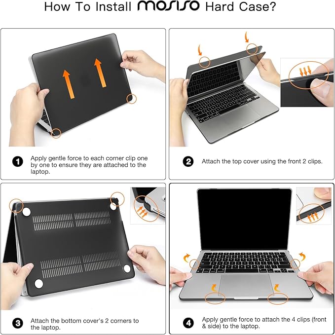 MOSISO Compatible with MacBook Air 13 inch Case 2025 2024 2023 2022 M4 A3240 M3 - Image 2