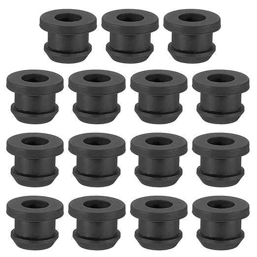 PATIKIL 10mm / 3/8 Inch Drill Hole, 1/4 Inch ID Rubber Grommets by PATIKIL
