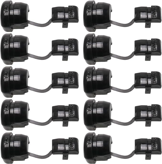 HJ Garden 10pcs Wire Cover Round Cable Wire Strain Relief Bush Grommet Round by Unknown