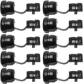 HJ Garden 10pcs Wire Cover Round Cable Wire Strain Relief Bush Grommet Round by Unknown
