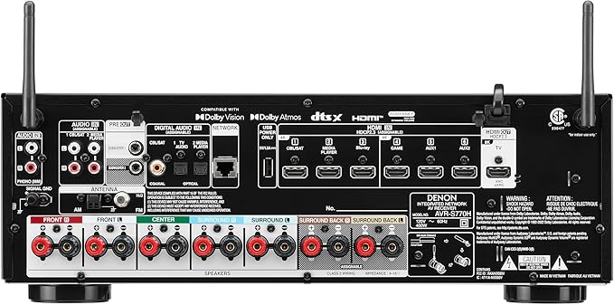 Denon AVR-S770H 7.2ch 8K Smart AV Receiver - Image 3
