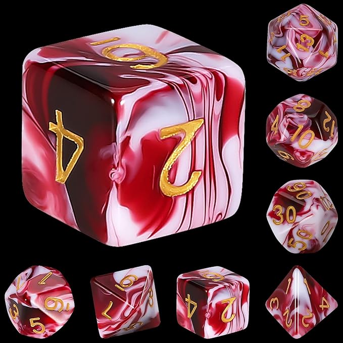 QMAY DND Dice Set -D&D Polyhedral Dice - Image 7