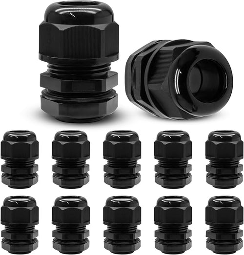 12 Pcs 3/4" NPT Nylon Cable Glands by Kyuionty
